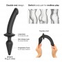 Strap-On-Me reālistisks dildo, melns, L