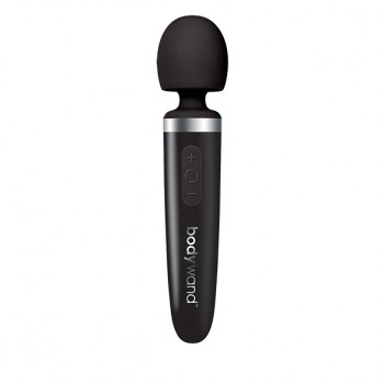 Vibrators Bodywand - Aqua Mini Rechargeable Wand Massager Black