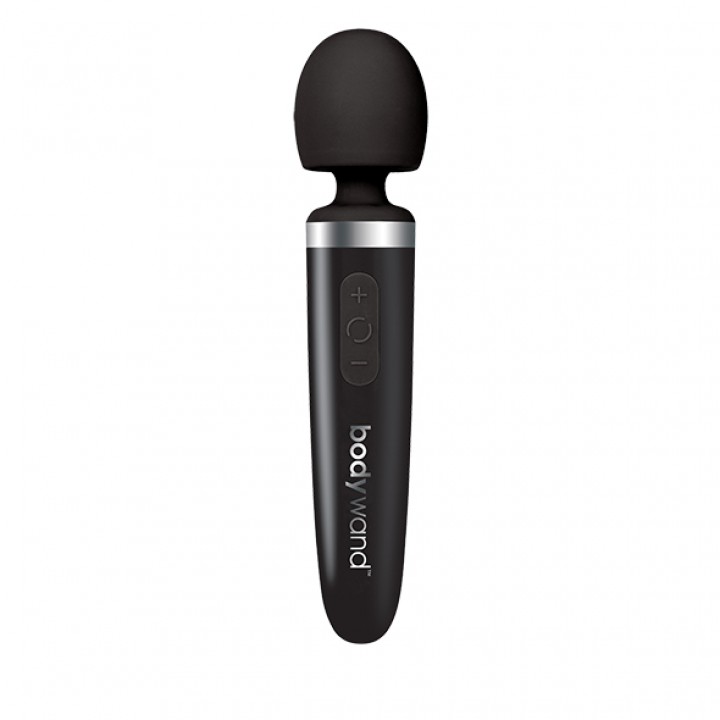 Vibrators Bodywand - Aqua Mini Rechargeable Wand Massager Black