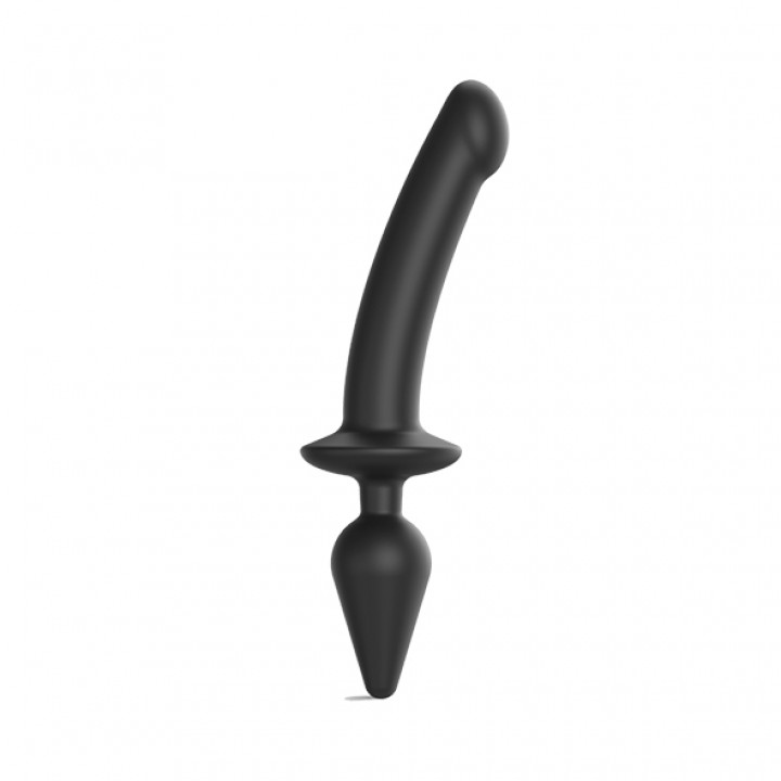 Strap-On-Me reālistisks dildo, melns, L