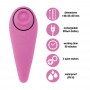 FeelzToys - FemmeGasm Tapping & Tickling Vibrator Pink