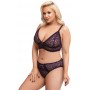 Bra Set purple 3XL