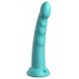 DP Slim Seven Teal dildo, 17.8