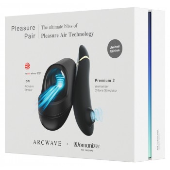 Divu Premium Klases Rotaļlietu Komplekts - Arcwave x Womanizer Pleasure Pair Set