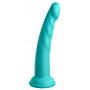 DP Slim Seven Teal dildo, 17.8