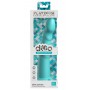 DP Slim Seven Teal dildo, 17.8