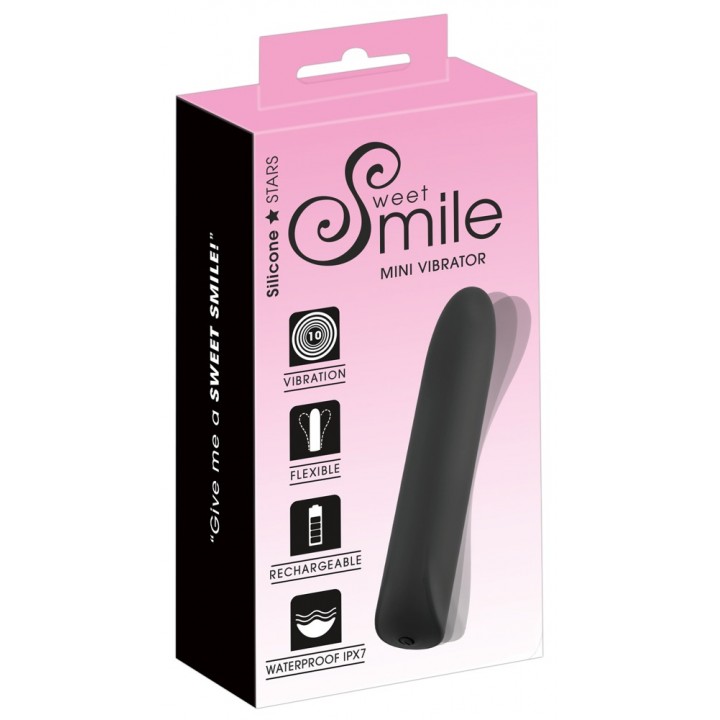 Vibrators Sweet Smile mini, melns