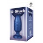 NMC 4 INCH SILICONE ANAL PLUG METALLIC BLUE