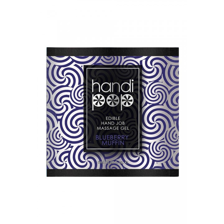 SENSUVA HANDIPOP EDIBLE MASSAGE GEL BLUEBERRY MUFFIN 6 ML