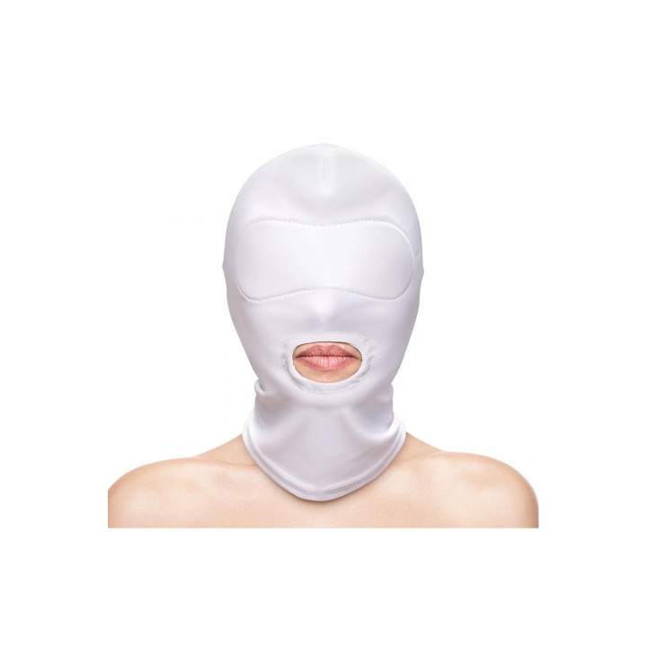 FETISH & FASHION MOUTH HOOD WHITE