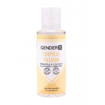 GENDER X TROPICAL PASSION FLAVORED LUBE, 60ML