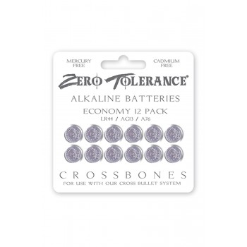 ZERO TOLERANCE ALKALINE BATTERIES - ECONOMY 12 PACK