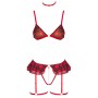 Bra Set Plaid L