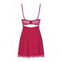Seksuali naktinė suknelė moterims Obsessive Babydoll Rosalyne, raudona, S/M