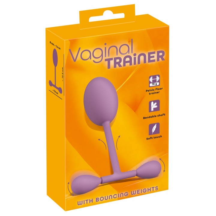 Vaginal trainer with bouncing