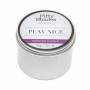 Fifty Shades Of Grey masāžas svece Play Nice Vanilla Candle