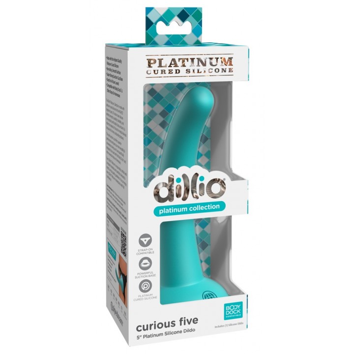 DP Curious Five Teal dildo