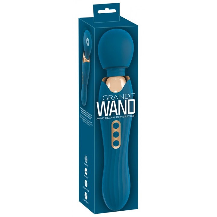 Vibratorius You2Toys Grande Wand, mėlynas