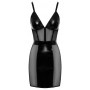 Vinyl Dress w. Mesh XL