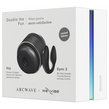 Masturbators We-Vibe Arcwave Double the Fun Set, melns