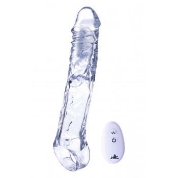 NMC 7.5 INCH TPE EXTENSION SLEEVE WITH 10 FUNCTION SPEED BULLET