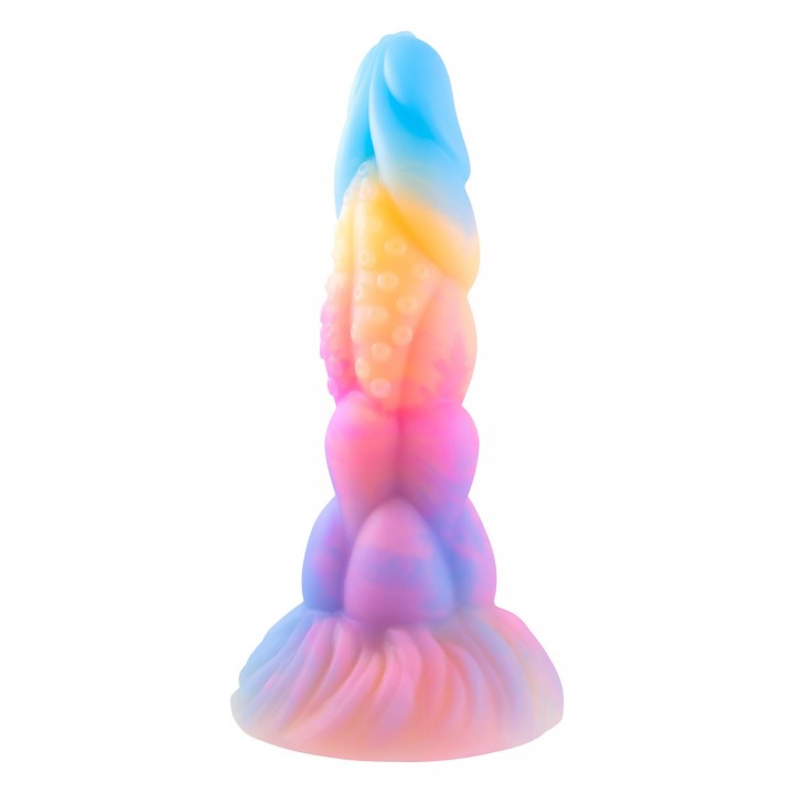 NMC 8 INCH SILICONE MONSTER DILDO GLOW IN THE DARK