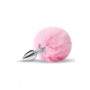 WHIPSMART 3 INCH FLUFFY BUNNY METAL PLUG WITH PINK TAIL