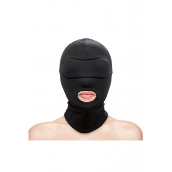 FETISH & FASHION MOUTH HOOD BLACK