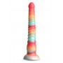 COLOURS STACKED 9 INCH DILDO RED/GOLD
