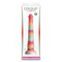 COLOURS STACKED 9 INCH DILDO RED/GOLD