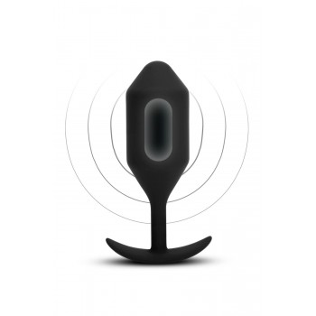 Anālais spraudnis B-Vibe Vibrating, melns