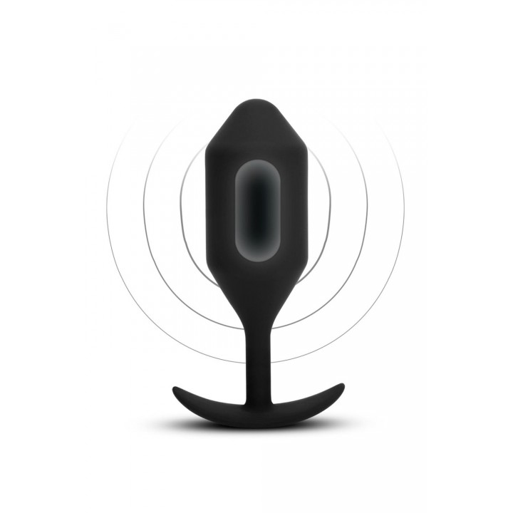 Anālais spraudnis B-Vibe Vibrating, melns