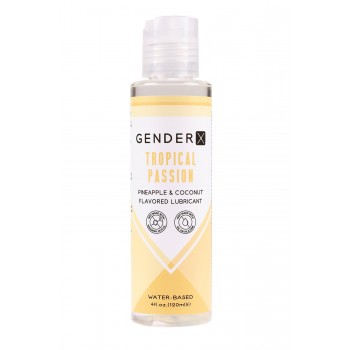 GENDER X TROPICAL PASSION FLAVORED LUBE, 120ML