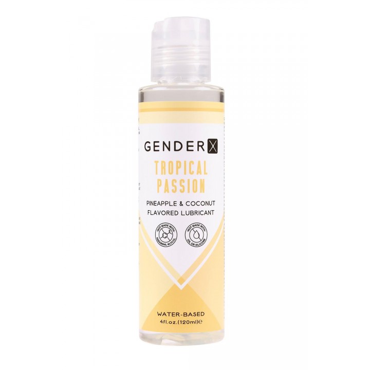 GENDER X TROPICAL PASSION FLAVORED LUBE, 120ML