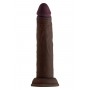 SHAFT MODEL J 7.5 INCH LIQUID SILICONE DONG MAHOGANY