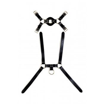 VIRGITE MAN BONDAGE BODY HARNESS MOD. 4 BLACK