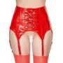 Vinyl Suspender Straps red L