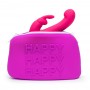 Happy Rabbit - HAPPY Storage Zip Bag Large Purple