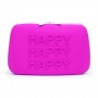 Happy Rabbit - HAPPY Storage Zip Bag Large Purple