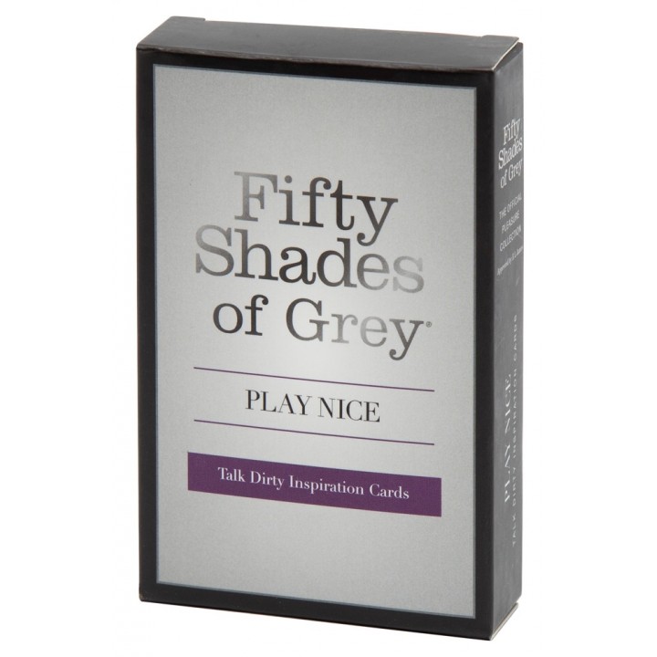 FSOG Play Nice Talk Dirty Card - Fifty Shades of Grey