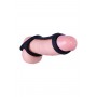 NMC SILICONE COCK STRAP WITH BALL STRETCHER BLACK