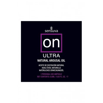 SENSUVA ON ULTRA AROUSAL OIL SINGLE USE AMPOULE SENSUVA ON ULTRA AROUSAL OIL SINGLE USE AMPOULE