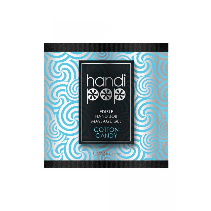 SENSUVA HANDIPOP EDIBLE MASSAGE GEL COTTON CANDY 6 ML