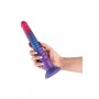 COLOURS STACKED 9 INCH DILDO PINK/BLUE