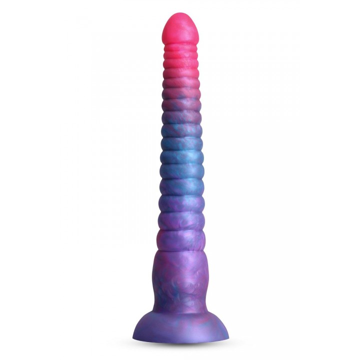 COLOURS STACKED 9 INCH DILDO PINK/BLUE