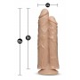 Dr oda - dvigubos bėdos - dvigubo veleno dildo 10,5 '' - vanilė