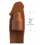 FANTASY X-TENSIONS ELITE 8 INCH SLEEVE WITH 2 INCH PLUG TAN