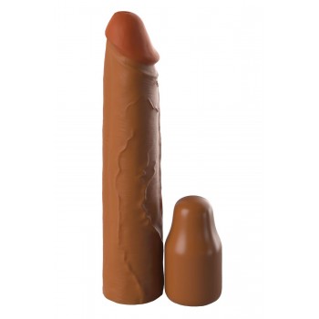 FANTASY X-TENSIONS ELITE 8 INCH SLEEVE WITH 2 INCH PLUG TAN