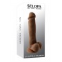 SELOPA 6.5" NATURAL FEEL DILDO, DARK - Selopa