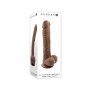 GENDER X 10 INCH 25 CM FLEXSKIN POSEABLE TRUE FEEL DILDO DARK